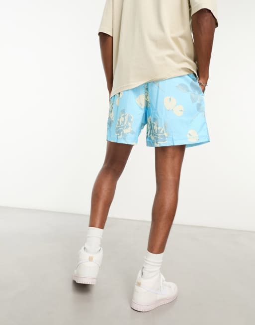 Oversized Drip Face T-Shirt And Mesh Shorts Set