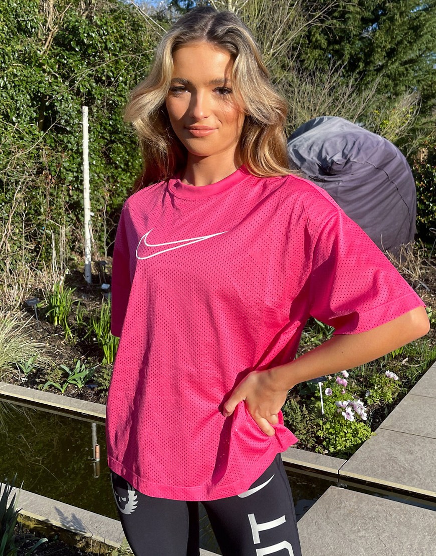 Nike Mesh SwooshTop in pink