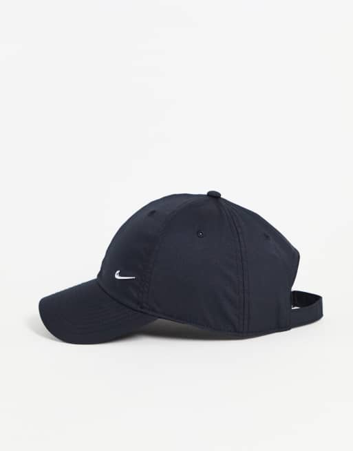 Nike metal swoosh cap in navy, 3 of 4