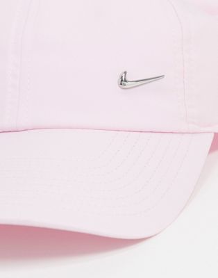Nike metal swoosh cap in pink | ASOS