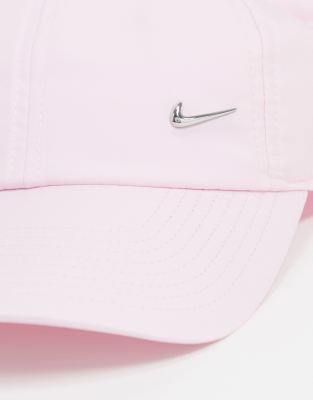 Nike metal swoosh cap in pink | ASOS