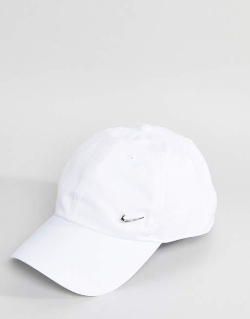 Nike metal cap in white ASOS