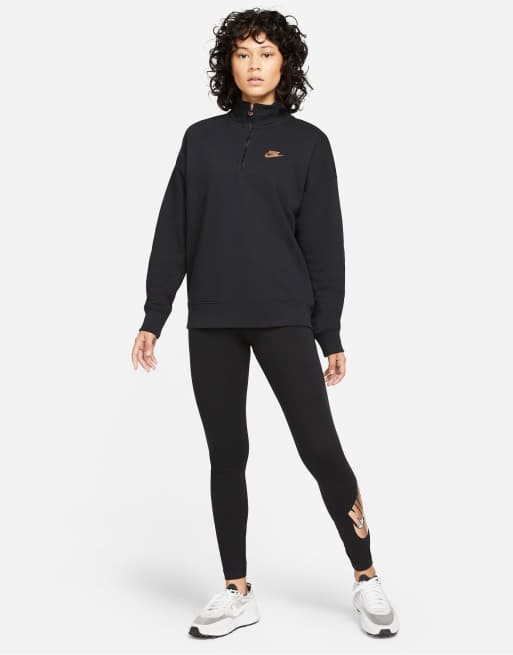 Nike hot sale metallic sweatshirt