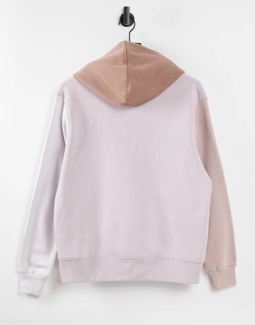 Nike – Metallic Swoosh – Bluza z kapturem z blokami neutralnych kolorów, 2 z 4