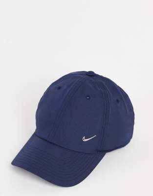 navy nike cap