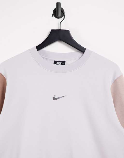 Nike metallic swoosh jumper sale