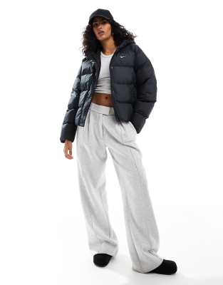 Nike Metro Puffer Jacket In Black