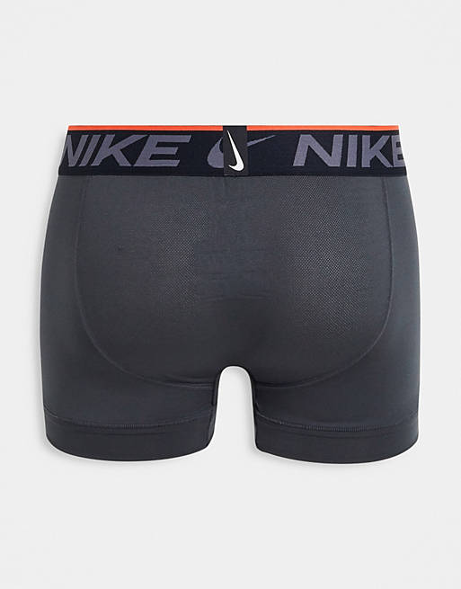 Underwear & Socks Underwear/Nike microfiber 2 pack hip briefs in black/grey/orange 