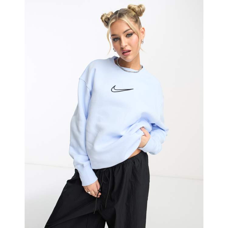 Blue nike sweatshirt new arrivals