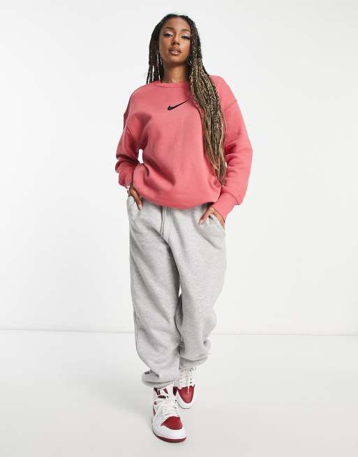 Nike Midi Swoosh joggers in plum