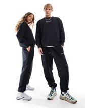 Buy Nike Grey Mini Swoosh Wide Leg Joggers from the Next UK online shop