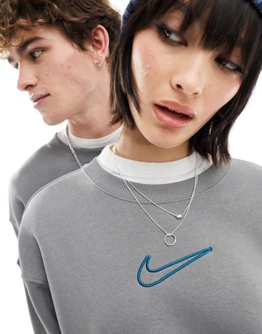 Nike swoosh deals sweatshirt