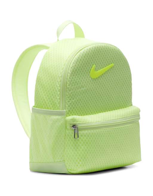 Nike backpacks deals lime green