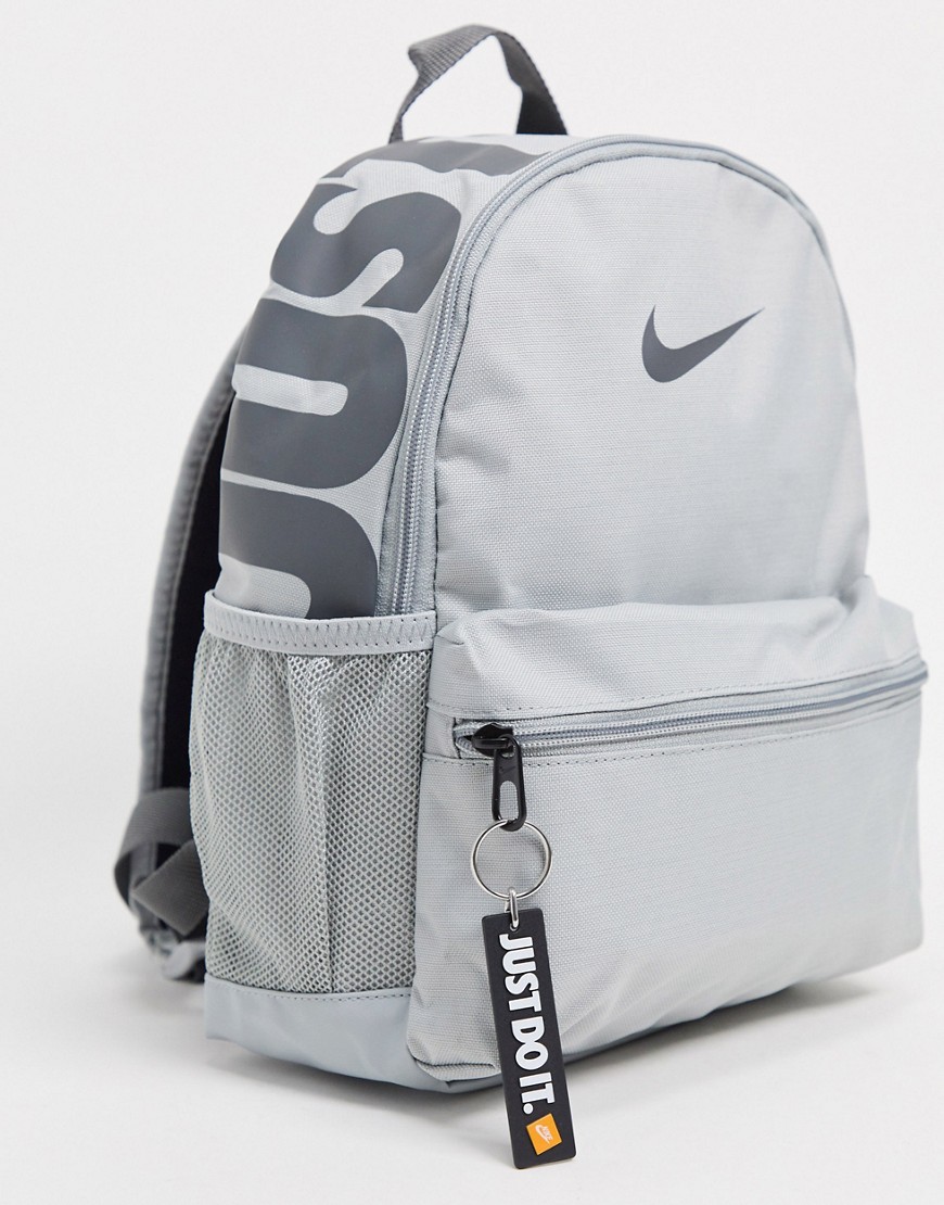 Nike mini just do it backpack in grey
