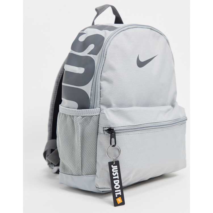 Nike mini just do it backpack in grey