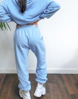 light blue joggers nike