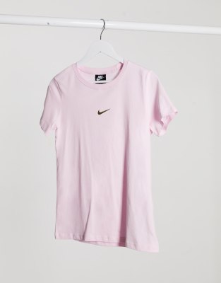 pink foam nike shirt