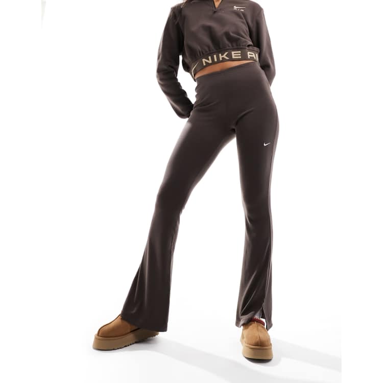 Leggings Nike One Mujer Baroque Brown-White - Fútbol Emotion