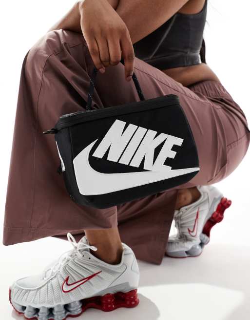 Nike mini shoebox crossbody bag in black | ASOS