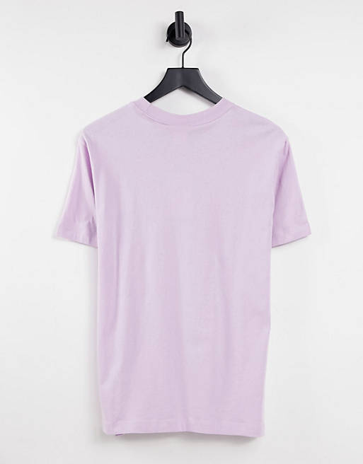  Nike mini swoosh boyfriend t-shirt in lilac 
