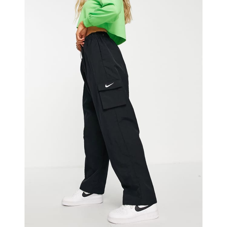 Order NIKE Solo Swoosh Woven Track Pant black/white Pants from