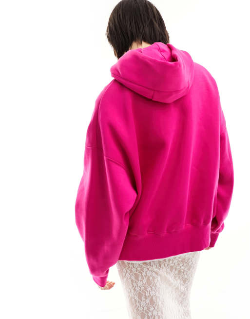 Nike blush mini on sale swoosh oversized sweatshirt