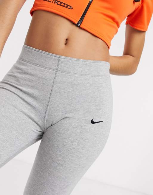 Nike mini swoosh leggings in grey