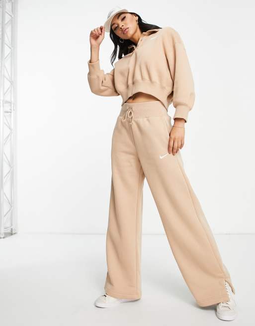 Buy Nike Mini Swoosh Wide Leg Joggers from the Laura Ashley online