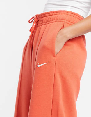 Nike mini swoosh high waisted wide leg 