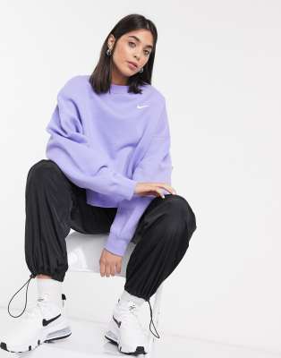 Nike mini Swoosh oversized boxy Purple 