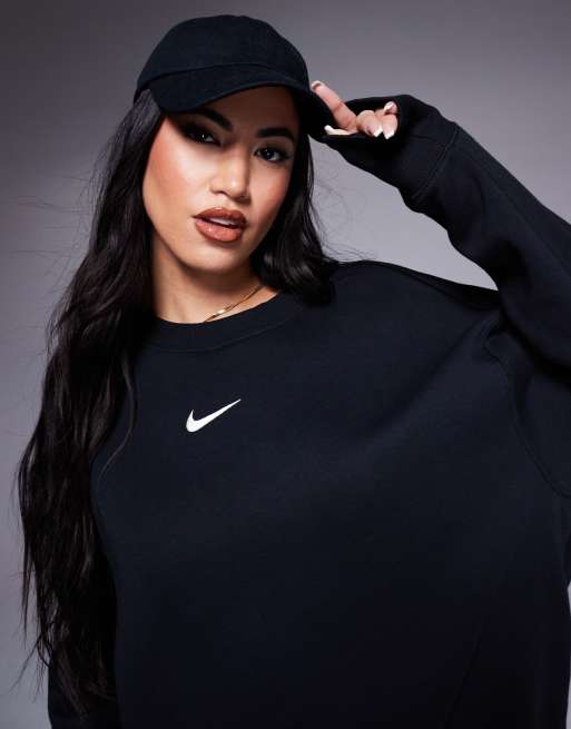 Nike mini swoosh oversized fleece … curated on LTK