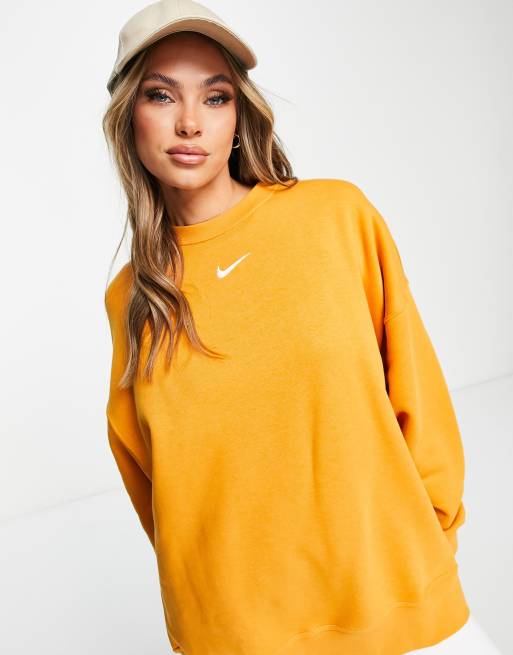 Orange cheap nike sweatshirt