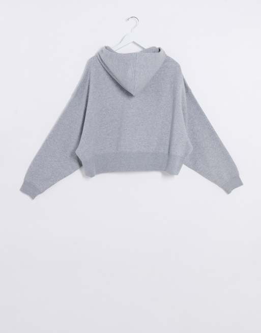 Nike cropped oversized hoodie hot sale