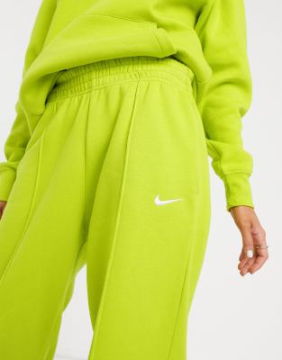 lime green nike pants