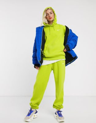 neon green nike sweater