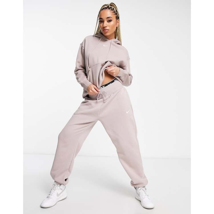 Nike Mini Swoosh Oversized Joggers In Archaeo Pink, BV4089-622