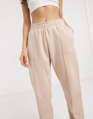 nike sweatpants beige