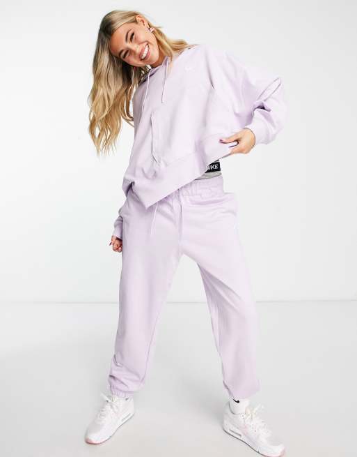 Lilac nike sale tracksuit