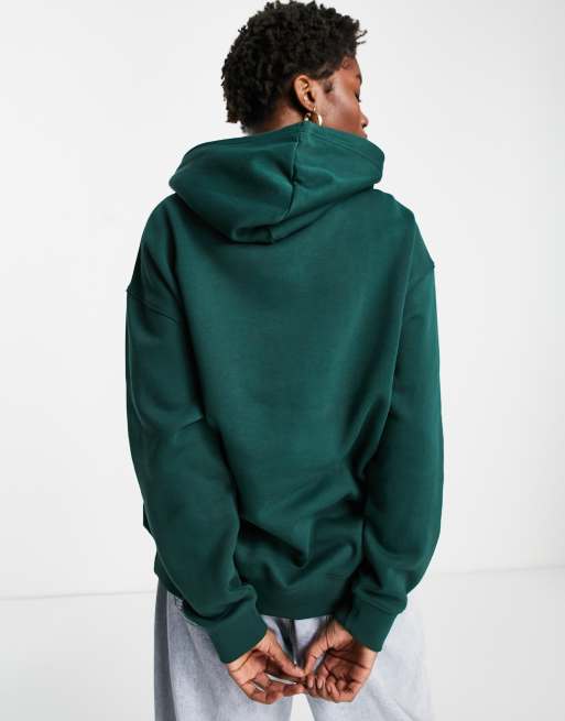 Nike mini swoosh outlet oversized green hoodie