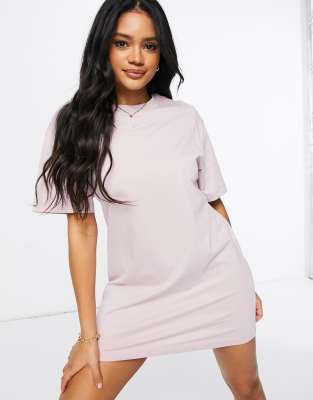nike t shirt dress pink