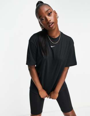 Nike Mini Swoosh oversized t-shirt in 