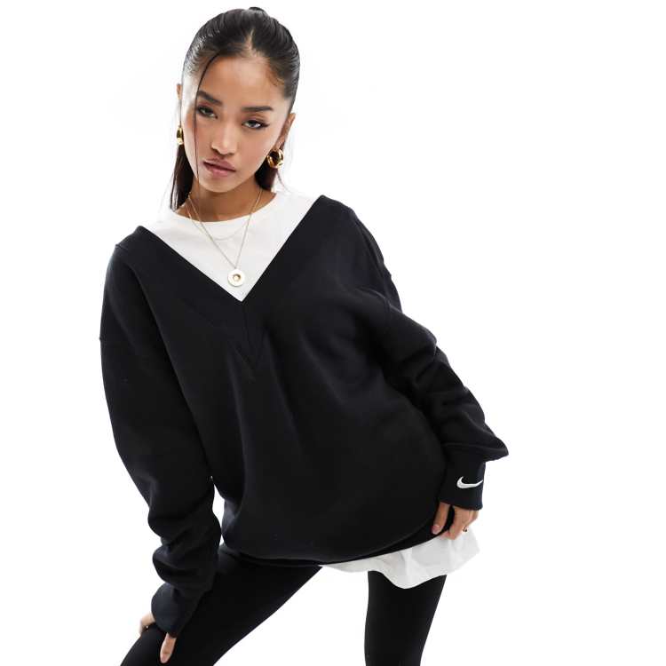 Nike mini swoosh oversized fleece … curated on LTK