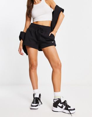 Nike Mini Swoosh shorts in black - ASOS Price Checker