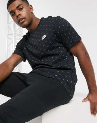 nike all over print swoosh t shirt