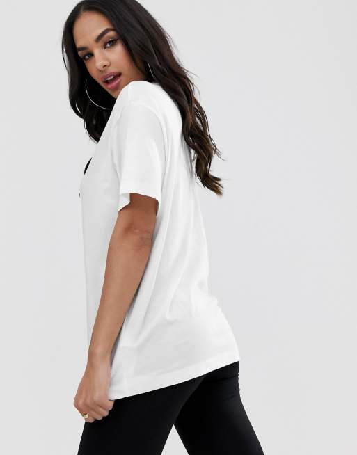 Nike mini swoosh boyfriend t shirt on sale