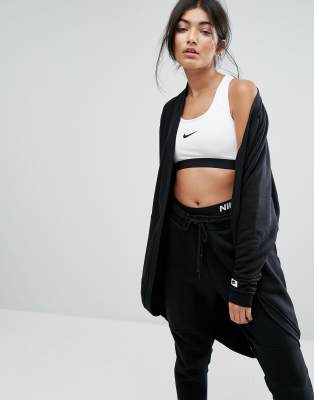 nike open front cardigan