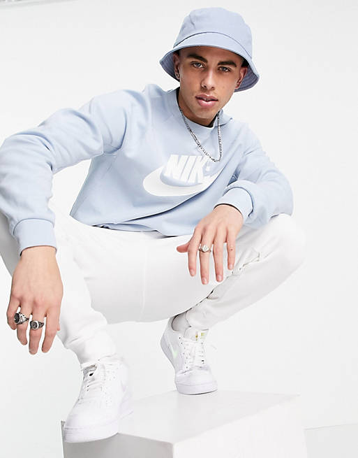Nike Modern Essentials crew neck sweat in pale blue