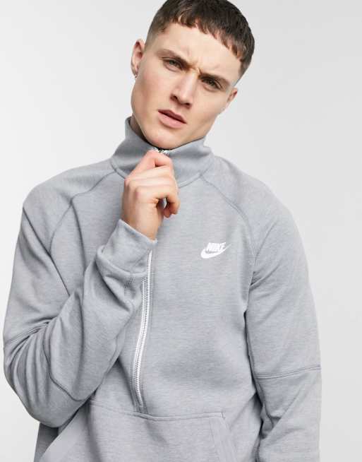 Nike Modern Essentials half zip sweatshirt in gray