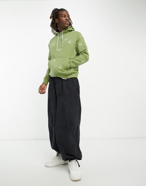 Genderless Monogram Fleece Sweatpants, white