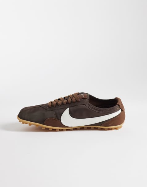 Nike Moon Shoe sneakers in brown and white - view 1